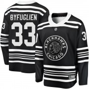 Fanatics Branded Chicago Blackhawks 33 Dustin Byfuglien Premier Black Breakaway Alternate 2019/20 Men's NHL Jersey