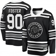 Fanatics Branded Chicago Blackhawks 90 Scott Foster Premier Black Breakaway Alternate 2019/20 Men's NHL Jersey