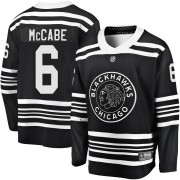 Fanatics Branded Chicago Blackhawks 6 Jake McCabe Premier Black Breakaway Alternate 2019/20 Men's NHL Jersey
