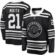 Fanatics Branded Chicago Blackhawks 21 Stan Mikita Premier Black Breakaway Alternate 2019/20 Men's NHL Jersey