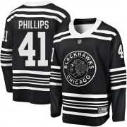 Fanatics Branded Chicago Blackhawks 41 Isaak Phillips Premier Black Breakaway Alternate 2019/20 Men's NHL Jersey