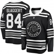 Fanatics Branded Chicago Blackhawks 84 Landon Slaggert Premier Black Breakaway Alternate 2019/20 Men's NHL Jersey