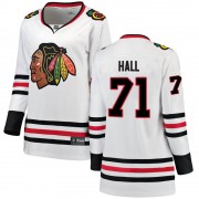 Fanatics Branded Chicago Blackhawks 71 Taylor Hall White Breakaway Away Women's NHL Jersey
