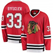 Fanatics Branded Chicago Blackhawks 33 Dustin Byfuglien Premier Red Breakaway Heritage Youth NHL Jersey