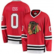 Fanatics Branded Chicago Blackhawks 0 Joshua Ess Premier Red Breakaway Heritage Youth NHL Jersey
