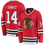 Fanatics Branded Chicago Blackhawks 14 Chris Kunitz Premier Red Breakaway Heritage Youth NHL Jersey