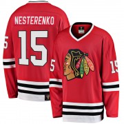 Fanatics Branded Chicago Blackhawks 15 Eric Nesterenko Premier Red Breakaway Heritage Youth NHL Jersey