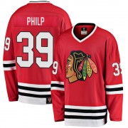 Fanatics Branded Chicago Blackhawks 39 Luke Philp Premier Red Breakaway Heritage Youth NHL Jersey