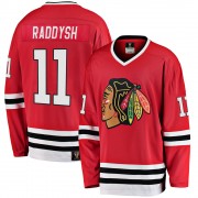 Fanatics Branded Chicago Blackhawks 11 Taylor Raddysh Premier Red Breakaway Heritage Youth NHL Jersey