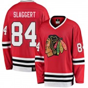 Fanatics Branded Chicago Blackhawks 84 Landon Slaggert Premier Red Breakaway Heritage Youth NHL Jersey
