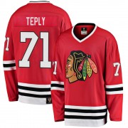 Fanatics Branded Chicago Blackhawks 71 Michal Teply Premier Red Breakaway Heritage Youth NHL Jersey