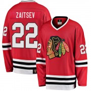 Fanatics Branded Chicago Blackhawks 22 Nikita Zaitsev Premier Red Breakaway Heritage Youth NHL Jersey