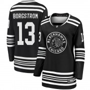 Fanatics Branded Chicago Blackhawks 13 Henrik Borgstrom Premier Black Breakaway Alternate 2019/20 Women's NHL Jersey