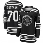 Fanatics Branded Chicago Blackhawks 70 Cole Guttman Premier Black Breakaway Alternate 2019/20 Women's NHL Jersey
