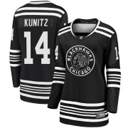 Fanatics Branded Chicago Blackhawks 14 Chris Kunitz Premier Black Breakaway Alternate 2019/20 Women's NHL Jersey