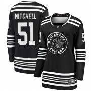 Fanatics Branded Chicago Blackhawks 51 Ian Mitchell Premier Black Breakaway Alternate 2019/20 Women's NHL Jersey