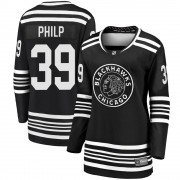 Fanatics Branded Chicago Blackhawks 39 Luke Philp Premier Black Breakaway Alternate 2019/20 Women's NHL Jersey