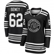 Fanatics Branded Chicago Blackhawks 62 Brett Seney Premier Black Breakaway Alternate 2019/20 Women's NHL Jersey