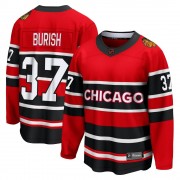 Fanatics Branded Chicago Blackhawks 37 Adam Burish Red Breakaway Special Edition 2.0 Men's NHL Jersey