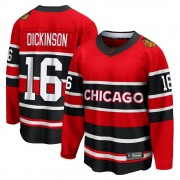 Fanatics Branded Chicago Blackhawks 16 Jason Dickinson Red Breakaway Special Edition 2.0 Men's NHL Jersey