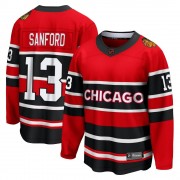 Fanatics Branded Chicago Blackhawks 13 Zach Sanford Red Breakaway Special Edition 2.0 Men's NHL Jersey