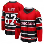 Fanatics Branded Chicago Blackhawks 67 Samuel Savoie Red Breakaway Special Edition 2.0 Men's NHL Jersey