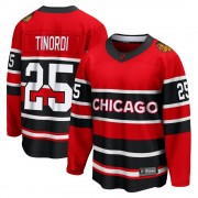 Fanatics Branded Chicago Blackhawks 25 Jarred Tinordi Red Breakaway Special Edition 2.0 Men's NHL Jersey