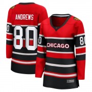 Fanatics Branded Chicago Blackhawks 80 Zach Andrews Red Breakaway Special Edition 2.0 Women's NHL Jersey