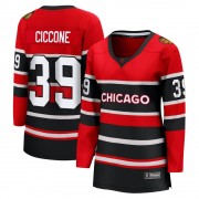 Fanatics Branded Chicago Blackhawks 39 Enrico Ciccone Red Breakaway Special Edition 2.0 Women's NHL Jersey