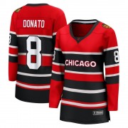Fanatics Branded Chicago Blackhawks 8 Ryan Donato Red Breakaway Special Edition 2.0 Women's NHL Jersey