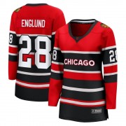 Fanatics Branded Chicago Blackhawks 28 Andreas Englund Red Breakaway Special Edition 2.0 Women's NHL Jersey