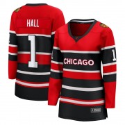 Fanatics Branded Chicago Blackhawks 1 Glenn Hall Red Breakaway Special Edition 2.0 Women's NHL Jersey