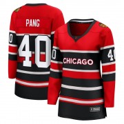 Fanatics Branded Chicago Blackhawks 40 Darren Pang Red Breakaway Special Edition 2.0 Women's NHL Jersey