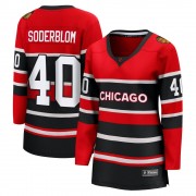Fanatics Branded Chicago Blackhawks 40 Arvid Soderblom Red Breakaway Special Edition 2.0 Women's NHL Jersey