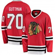 Fanatics Branded Chicago Blackhawks 70 Cole Guttman Premier Red Breakaway Heritage Men's NHL Jersey