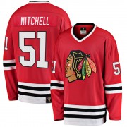 Fanatics Branded Chicago Blackhawks 51 Ian Mitchell Premier Red Breakaway Heritage Men's NHL Jersey