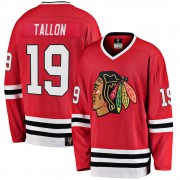Fanatics Branded Chicago Blackhawks 19 Dale Tallon Premier Red Breakaway Heritage Men's NHL Jersey