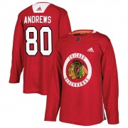 Adidas Chicago Blackhawks 80 Zach Andrews Authentic Red Home Practice Youth NHL Jersey