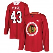 Adidas Chicago Blackhawks 43 Alex Vlasic Authentic Red Home Practice Youth NHL Jersey