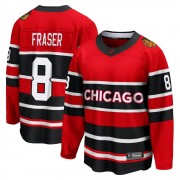 Fanatics Branded Chicago Blackhawks 8 Curt Fraser Red Breakaway Special Edition 2.0 Youth NHL Jersey