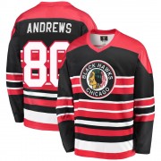 Fanatics Branded Chicago Blackhawks 80 Zach Andrews Premier Red/Black Breakaway Heritage Men's NHL Jersey