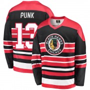 Fanatics Branded Chicago Blackhawks 13 CM Punk Premier Red/Black Breakaway Heritage Men's NHL Jersey