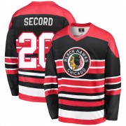 Fanatics Branded Chicago Blackhawks 20 Al Secord Premier Red/Black Breakaway Heritage Men's NHL Jersey