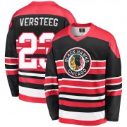 Fanatics Branded Chicago Blackhawks 23 Kris Versteeg Premier Red/Black Breakaway Heritage Men's NHL Jersey