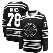 Fanatics Branded Chicago Blackhawks 78 Gavin Hayes Black 2019 Winter Classic Breakaway Youth NHL Jersey