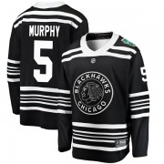 Fanatics Branded Chicago Blackhawks 5 Connor Murphy Black 2019 Winter Classic Breakaway Youth NHL Jersey
