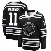 Fanatics Branded Chicago Blackhawks 11 Taylor Raddysh Black 2019 Winter Classic Breakaway Youth NHL Jersey