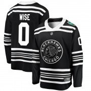Fanatics Branded Chicago Blackhawks 0 Jake Wise Black 2019 Winter Classic Breakaway Youth NHL Jersey