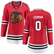 Fanatics Branded Chicago Blackhawks 0 Liam Gorman Red Breakaway Home Women's NHL Jersey