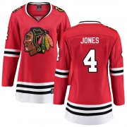 Fanatics Branded Chicago Blackhawks 4 Seth Jones Red Breakaway Home Women's NHL Jersey